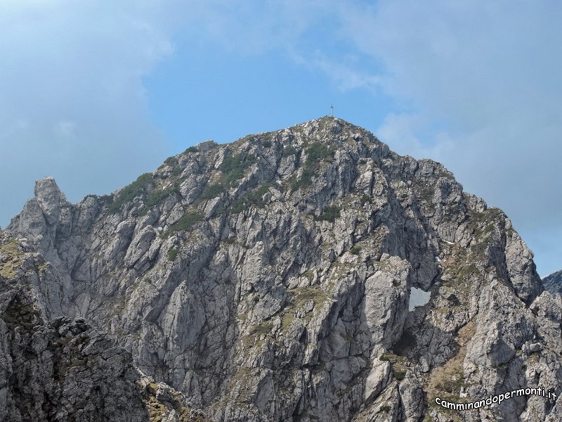 66 Ferrata MAURIZIO Anticima est Monte Alben.JPG -           
